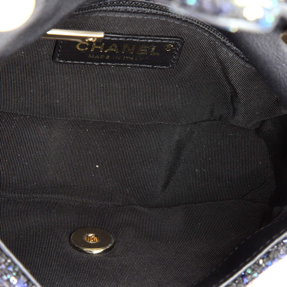 Chanel Pearl Handle Flap Bag Quilted #242830C39B - Picture 6 of 8